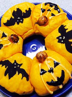 ハロウィンちぎりパン-レシピのメイン写真