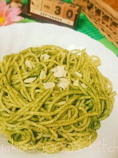 簡単♪和風大葉ジェノベーゼパスタ-レシピのメイン写真