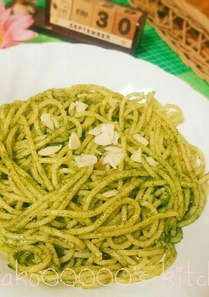 簡単♪和風大葉ジェノベーゼパスタ-レシピのメイン写真