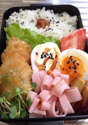 お弁当62★2016.9.9〔ゆで玉子-レシピのメイン写真
