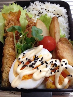 お弁当64★2016.9.13エビフライ-レシピのメイン写真