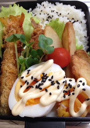 お弁当64★2016.9.13エビフライ-レシピのメイン写真