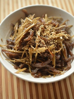 冷凍こんにゃくと牛蒡のきんぴら-レシピのメイン写真