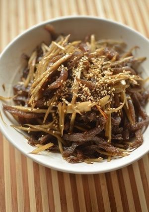 冷凍こんにゃくと牛蒡のきんぴら-レシピのメイン写真