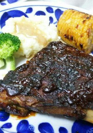 オーブンで本場アメリカンBBQスペアリブ-レシピのメイン写真