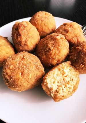 サッポロ一番×鶏ミンチ×豆腐の揚げ肉団子-レシピのメイン写真