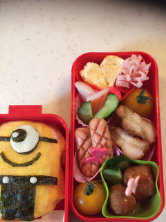 ミニオンキャラ弁-レシピのメイン写真