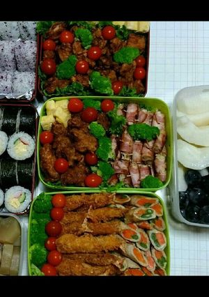 2016年秋、運動会お弁当-レシピのメイン写真