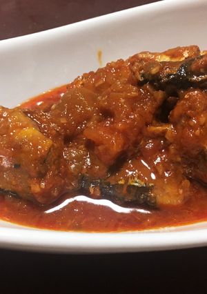 秋刀魚のトマト煮込み-レシピのメイン写真