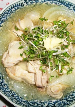 地味だけど滋味…鶏肉と玉ねぎのスープ煮-レシピのメイン写真