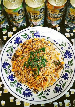 簡単☆高菜のヘルシースパゲッティ-レシピのメイン写真