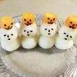 【簡単】大根おろし ハロウィン 雪だるま