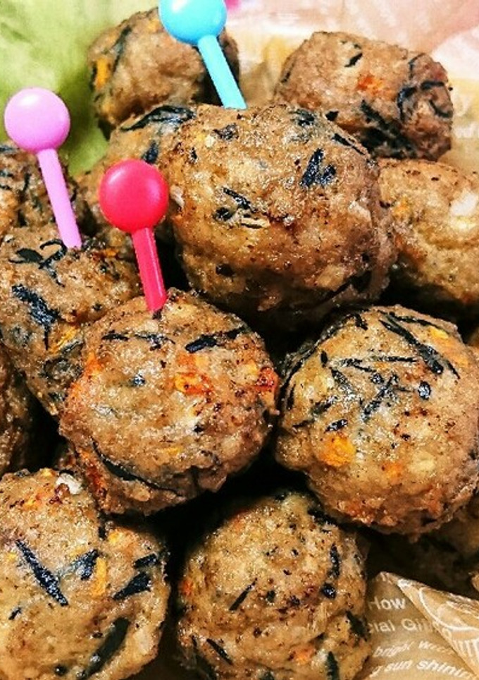 ひじきと豆腐とひき肉の落とし揚げ-レシピのメイン写真