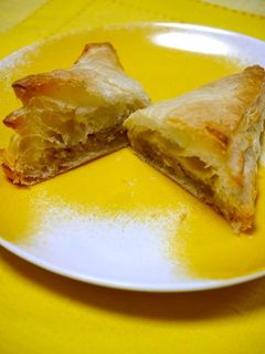 初めてでも簡単♪三角パイ(栗)-レシピのメイン写真