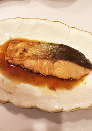 鮭のバター焼き〜すだち醤油ソース-レシピのメイン写真