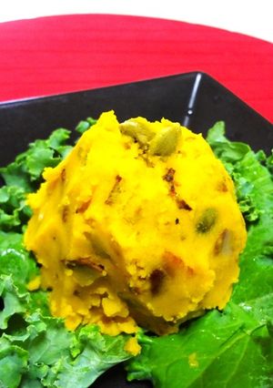 カボチャと栗のオレンジ風味サラダ-レシピのメイン写真