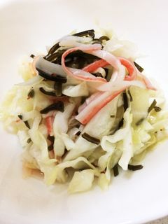 キャベツと塩昆布の和えもの-レシピのメイン写真