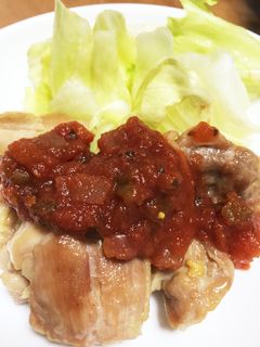 簡単!サルサソースでチキンステーキ-レシピのメイン写真