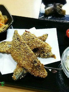 秋刀魚の胡麻焼きとお芋ご飯♡-レシピのメイン写真