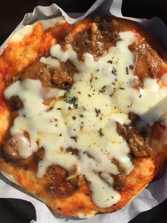 カレー・ピッツァ-レシピのメイン写真