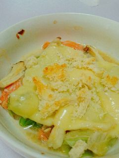 簡単!鮭の味噌チーズ焼き-レシピのメイン写真