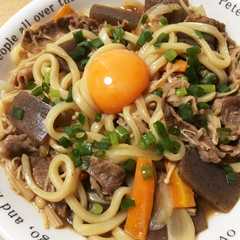 รูปของ 1人前〜OK！簡単時短すき焼きうどん♪