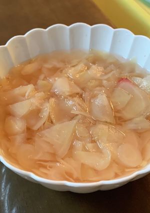 皮をむかず超簡単＊生姜の甘酢漬け(ガリ)-レシピのメイン写真