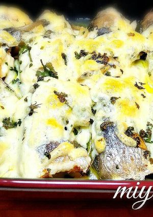 鰯で明太ポテトを巻いたイタリアン風♥-レシピのメイン写真