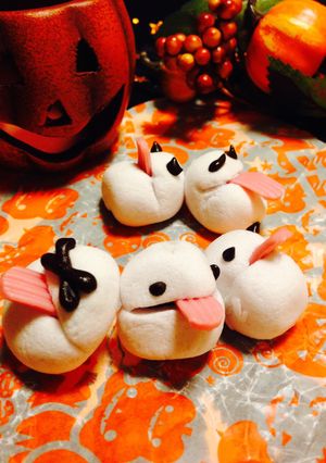 さけるグミで♡ハロウィンおばけちゃん♡-レシピのメイン写真