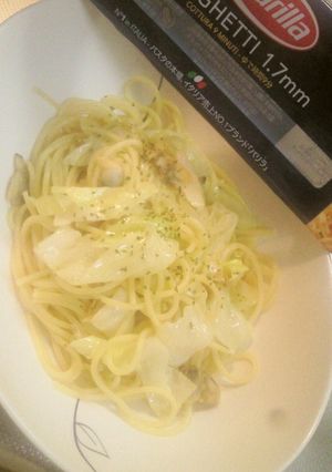あさりでペペロンチーノ-レシピのメイン写真