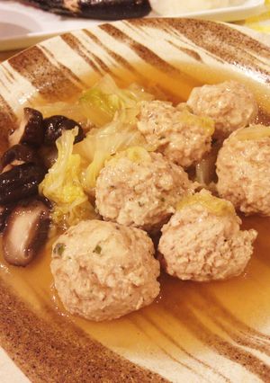 ごはんに合う♡肉団子と白菜の中華煮-レシピのメイン写真