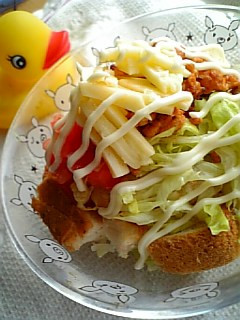 トーストで♥なんちゃってタコスランチ *-レシピのメイン写真
