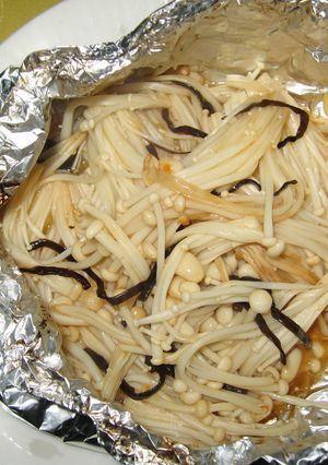 簡単！おいしいえのきのホイル焼き-レシピのメイン写真