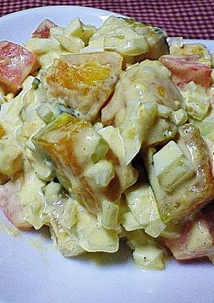 かぼちゃとにんじんのまるっとサラダ♪-レシピのメイン写真