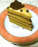 チョコとかぼちゃのミルクレープ