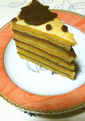 チョコとかぼちゃのミルクレープ-レシピのメイン写真