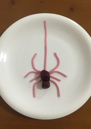 ハロウィンデコ！クモ-レシピのメイン写真