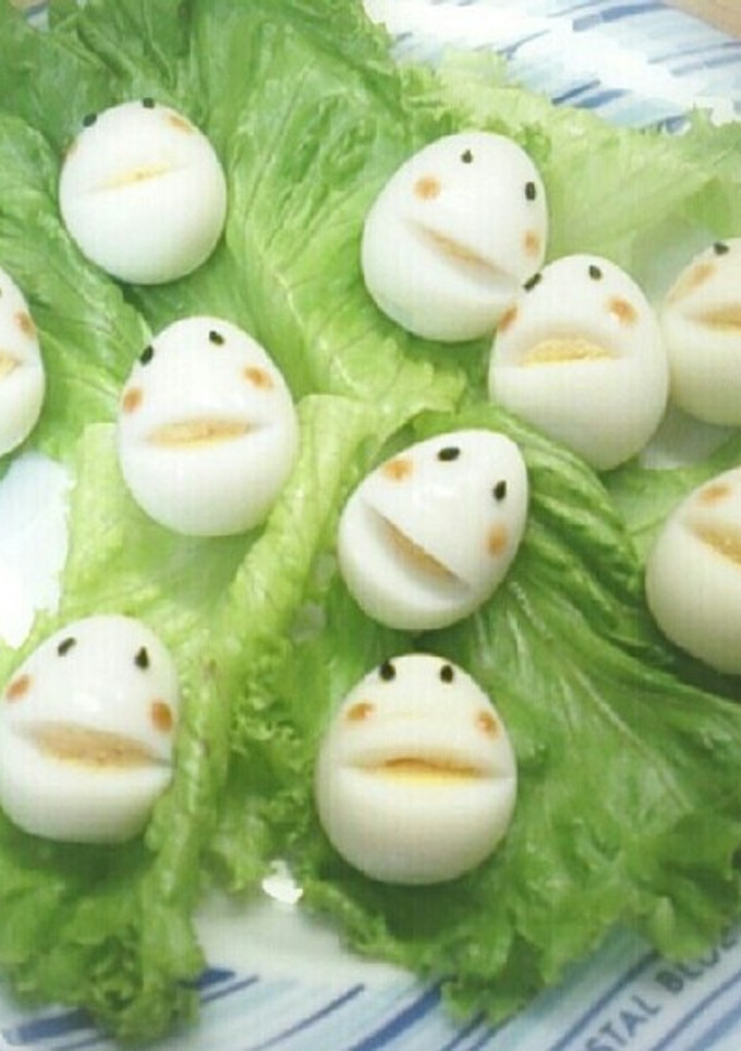 うずらの卵を可愛く変身！-レシピのメイン写真
