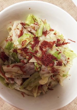 【おかず】コンビーフとキャベツ炒め-レシピのメイン写真