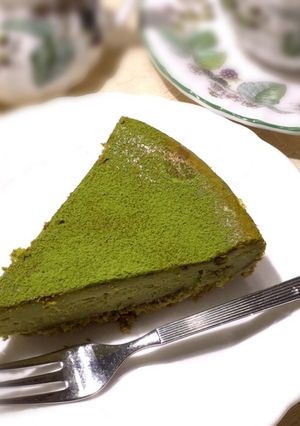 簡単！濃厚！抹茶チーズケーキ♡-レシピのメイン写真