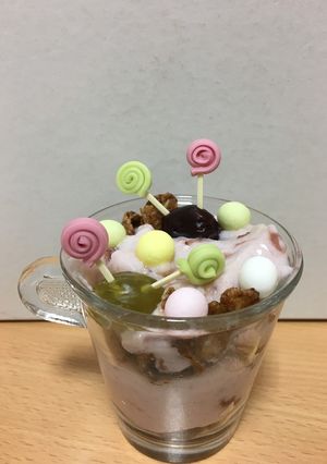 目玉グルグルお化けのパフェ-レシピのメイン写真
