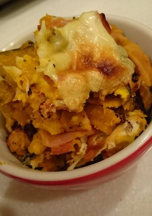 弁当にも♪和風 南瓜ベーコンのチーズ焼-レシピのメイン写真