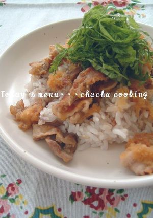 おろし豚丼-レシピのメイン写真