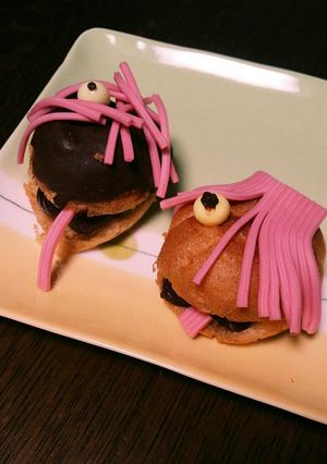 シュークリームdeハロウィンモンスター-レシピのメイン写真
