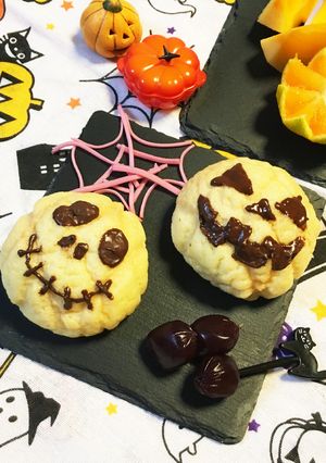 ハロウィンデコ☆さけるグミで簡単蜘蛛の巣-レシピのメイン写真