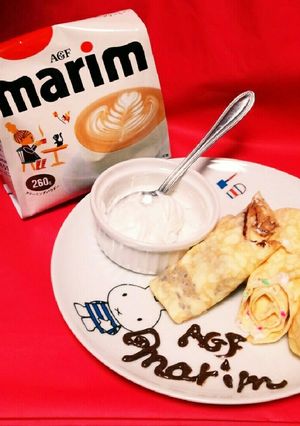 AGFマリームで簡単クレープロール-レシピのメイン写真