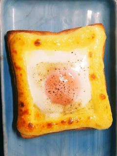 目玉焼きトースト トースター-レシピのメイン写真