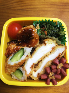 衣に卵不要!はんぺんチーズフライ弁当-レシピのメイン写真