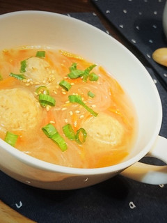 簡単★満足【肉団子と春雨の鶏ガラスープ】-レシピのメイン写真
