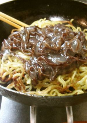 最速のきくらげのあんかけ焼きそば-レシピのメイン写真
